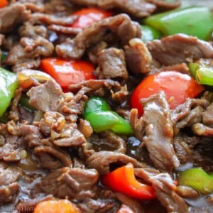 Bistec en Chile Pimiento